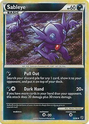 Sableye #35 — Destemido (Reverse Holo)