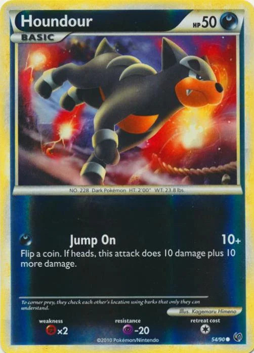 Houndour #54 — Senza Paura (Reverse Holo)