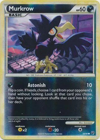 Murkrow #58 — Senza Paura (Reverse Holo)