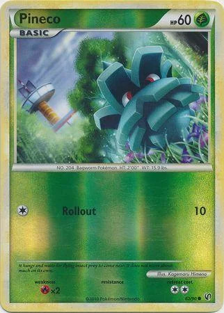 Pineco #62 — Destemido (Reverse Holo)