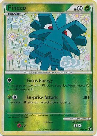 Pineco #63 — Destemido (Reverse Holo)
