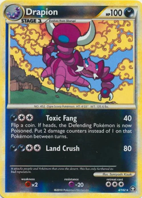 Drapion #4 — Battaglie Trionfali (Reverse Holo)