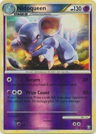 Nidoqueen #28 — Triumph (Reverse Holo)