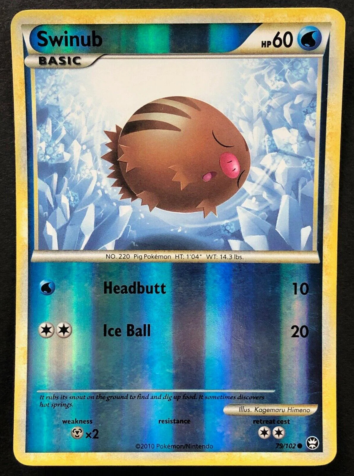 Swinub #79 — Triumphant (Reverse Holo)