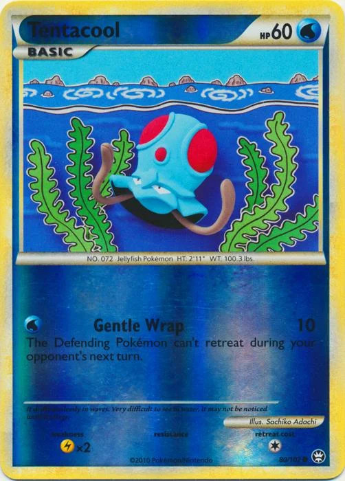 Tentacool #80 — Triunfante (Reverse Holo)