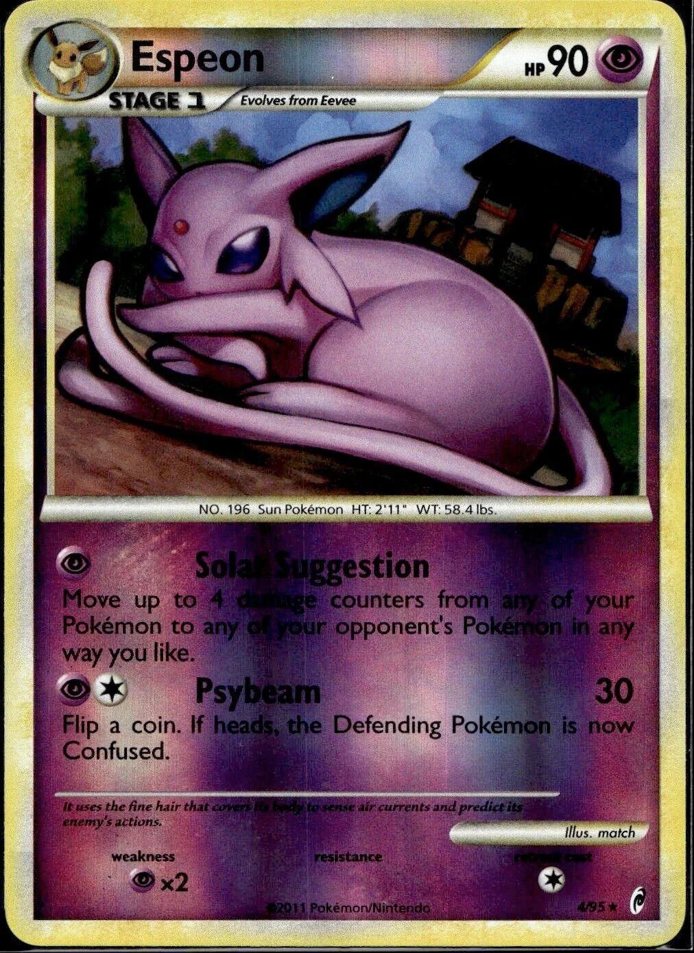 Espeon #4 — Richiamo delle Leggende (Reverse Holo)