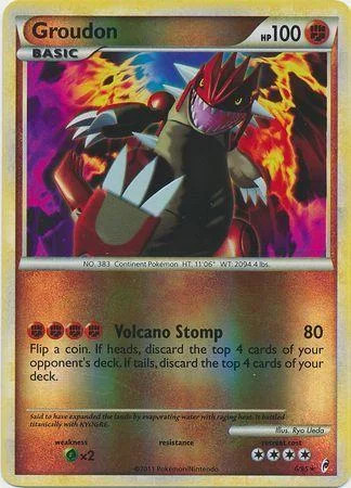 Groudon #6 — Ruf der Legenden (Reverse Holo)