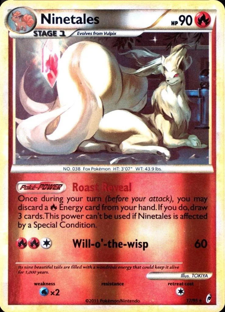 Ninetales #17 — Richiamo delle Leggende (Reverse Holo)