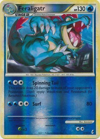 Feraligatr #25 — Richiamo delle Leggende (Reverse Holo)