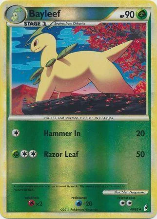 Bayleef #40 — Chamado das Lendas (Reverse Holo)