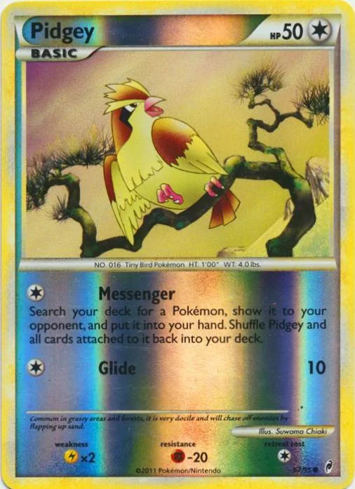 Pidgey #67 — Richiamo delle Leggende (Reverse Holo)