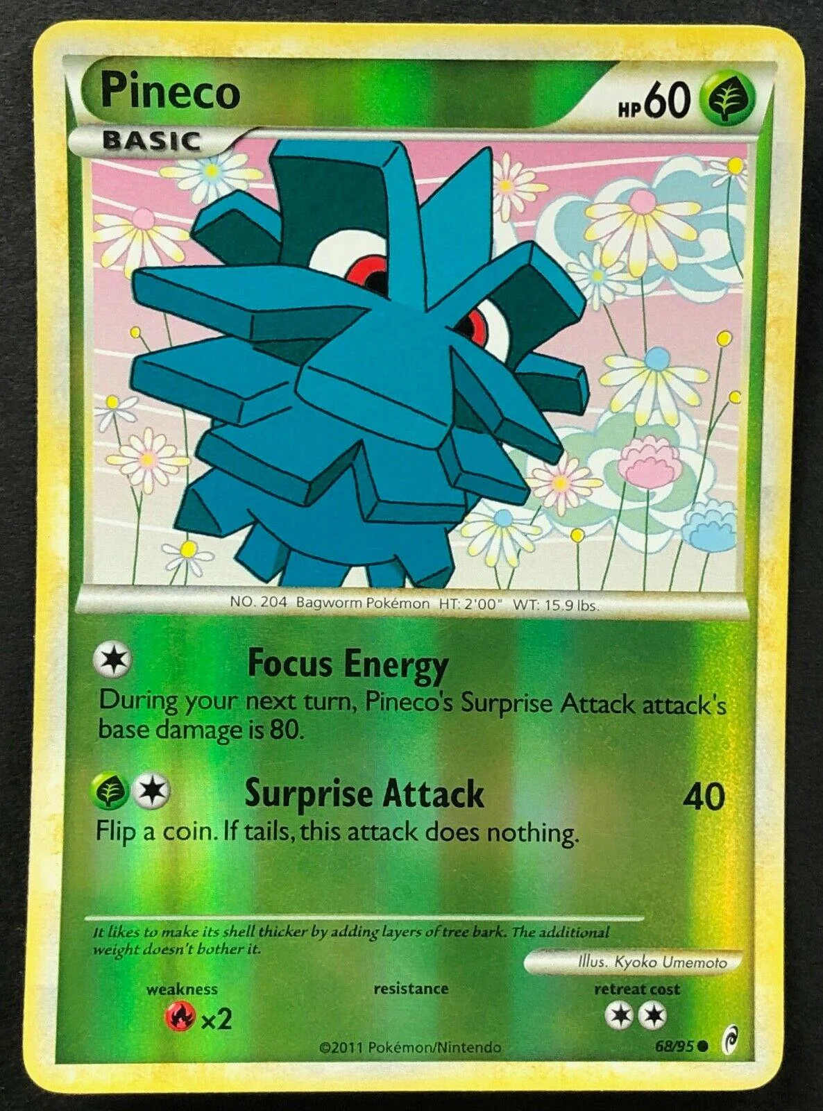 Pineco #68 — Call of Legends (Reverse Holo)