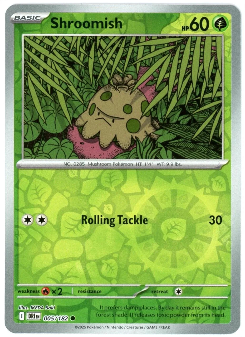 Shroomish #005 — Rivales Predestinados (Reverse Holo)