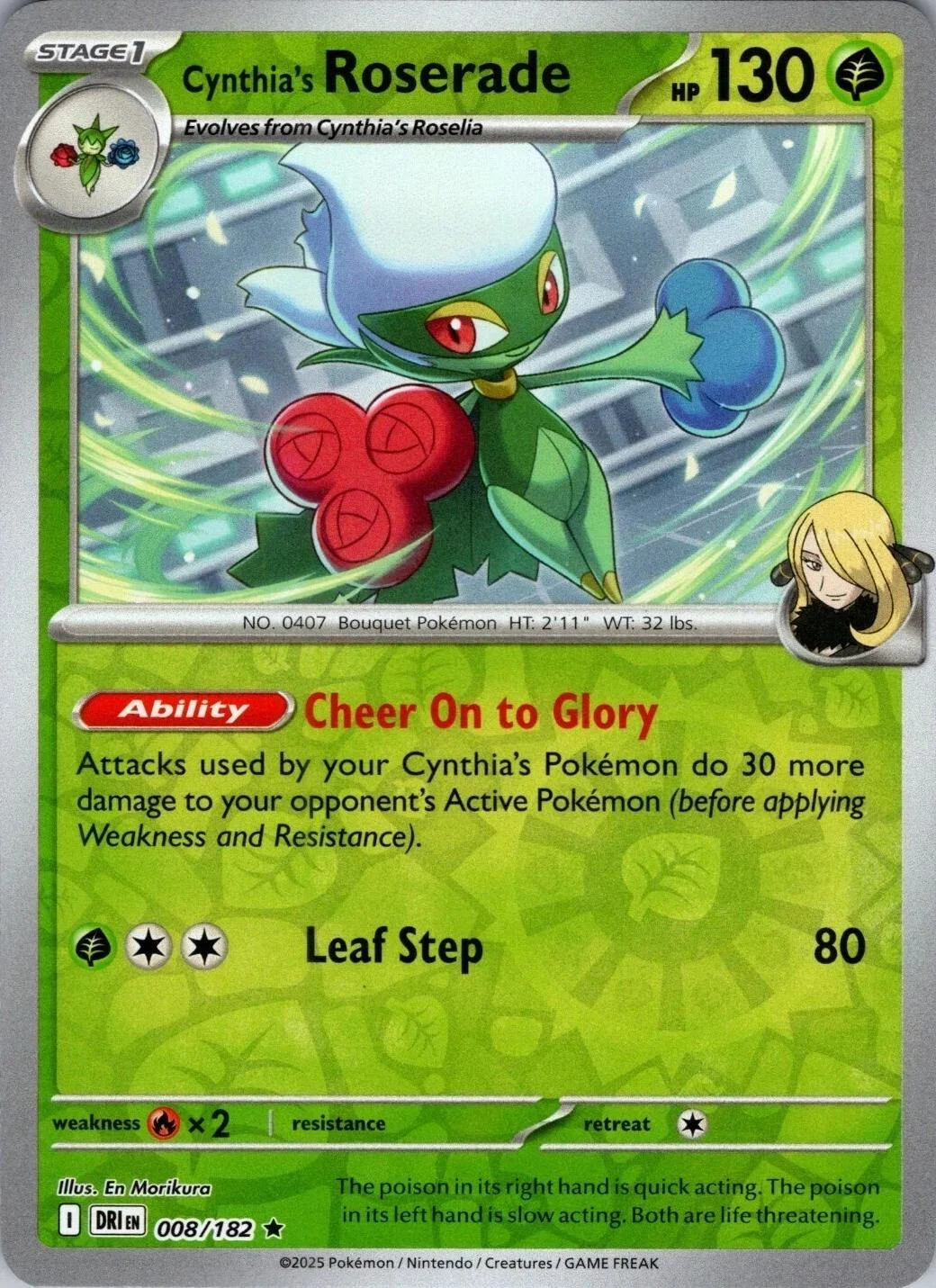Roserade di Camilla #008 — Rivali Predestinati (Reverse Holo)