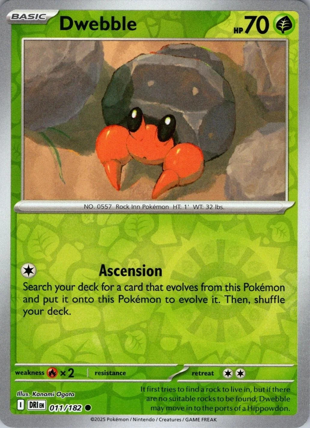 Dwebble #011 — Rivali Predestinati (Reverse Holo)