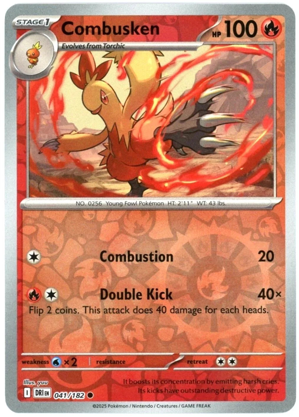 Combusken #041 — Rivali Predestinati (Reverse Holo)