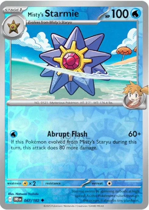Mistys Starmie #047 — Ewige Rivalen (Reverse Holo)