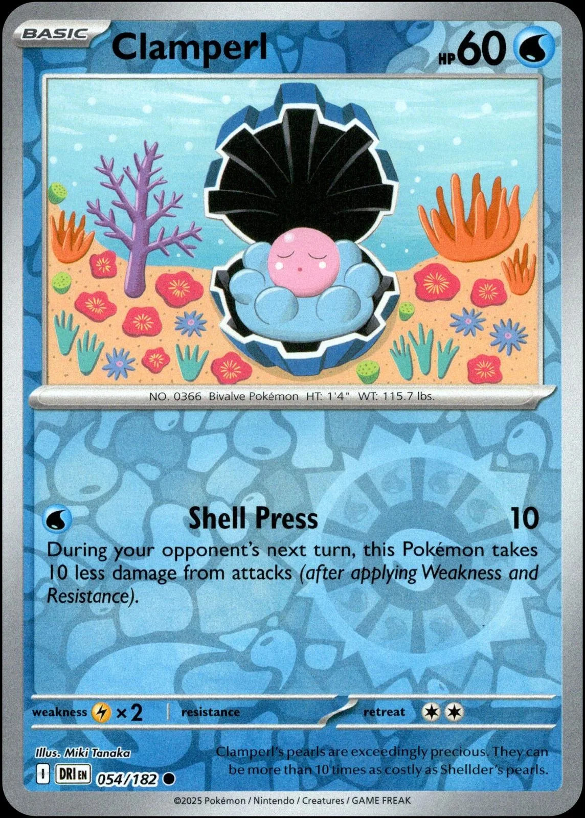 Clamperl #054 — Rivali Predestinati (Reverse Holo)