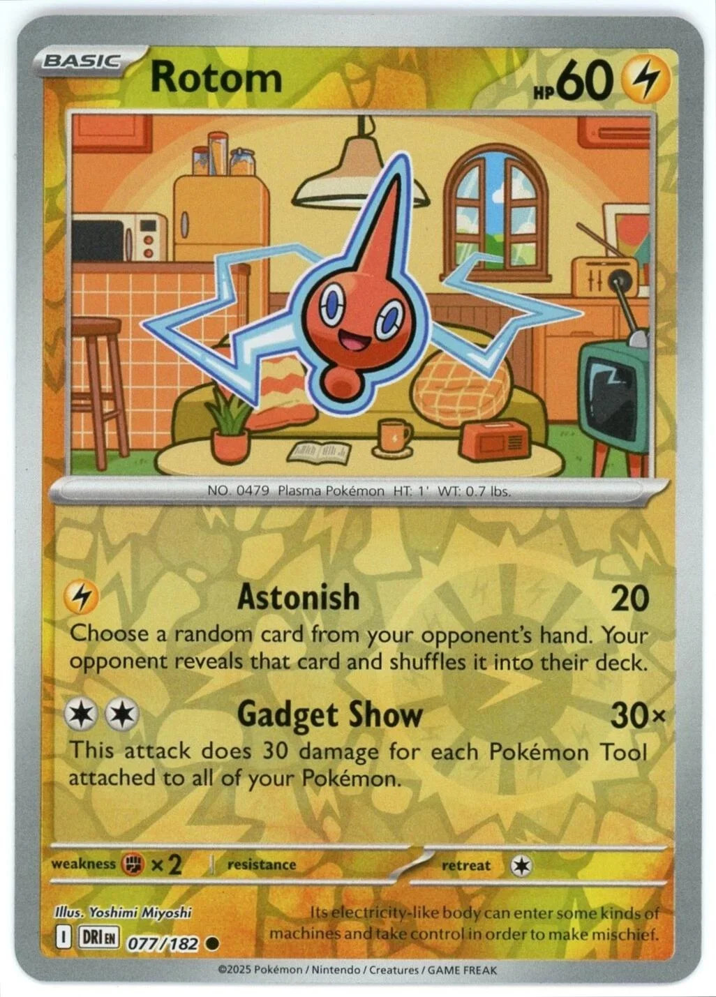 Rotom #077 — Rivales Predestinados (Reverse Holo)