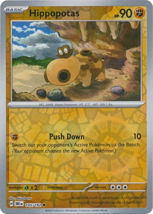 Hippopotas #105 — Rivali Predestinati (Reverse Holo)