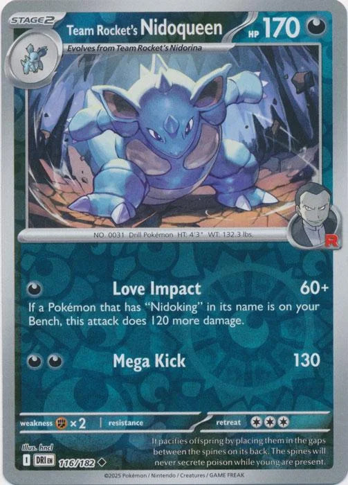 Team Rockets Nidoqueen #116 — Ewige Rivalen (Reverse Holo)