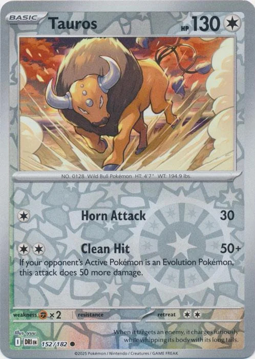 Tauros #152 — Rivali Predestinati (Reverse Holo)
