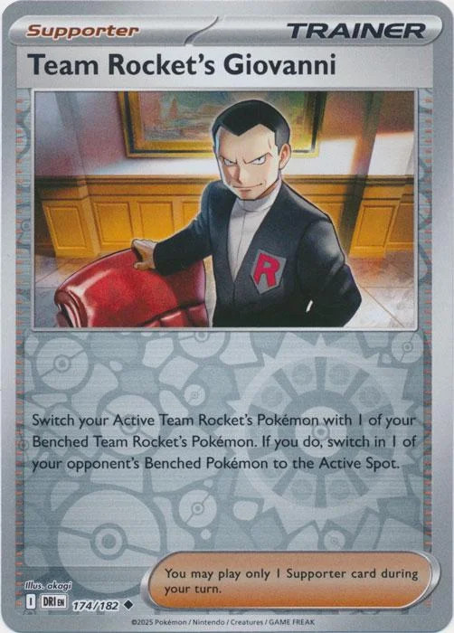 Team Rockets Giovanni #174 — Ewige Rivalen (Reverse Holo)
