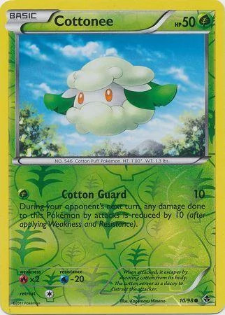 Cottonee #10 — Poderes Emergentes (Reverse Holo)