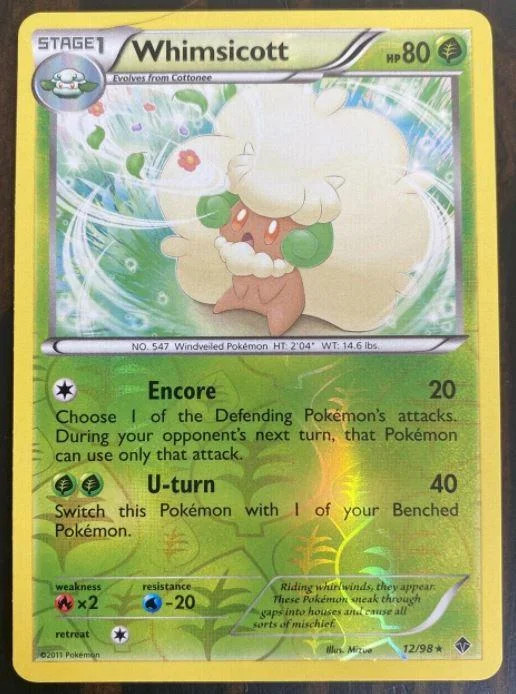 Whimsicott #12 — Nuove Forze (Reverse Holo)