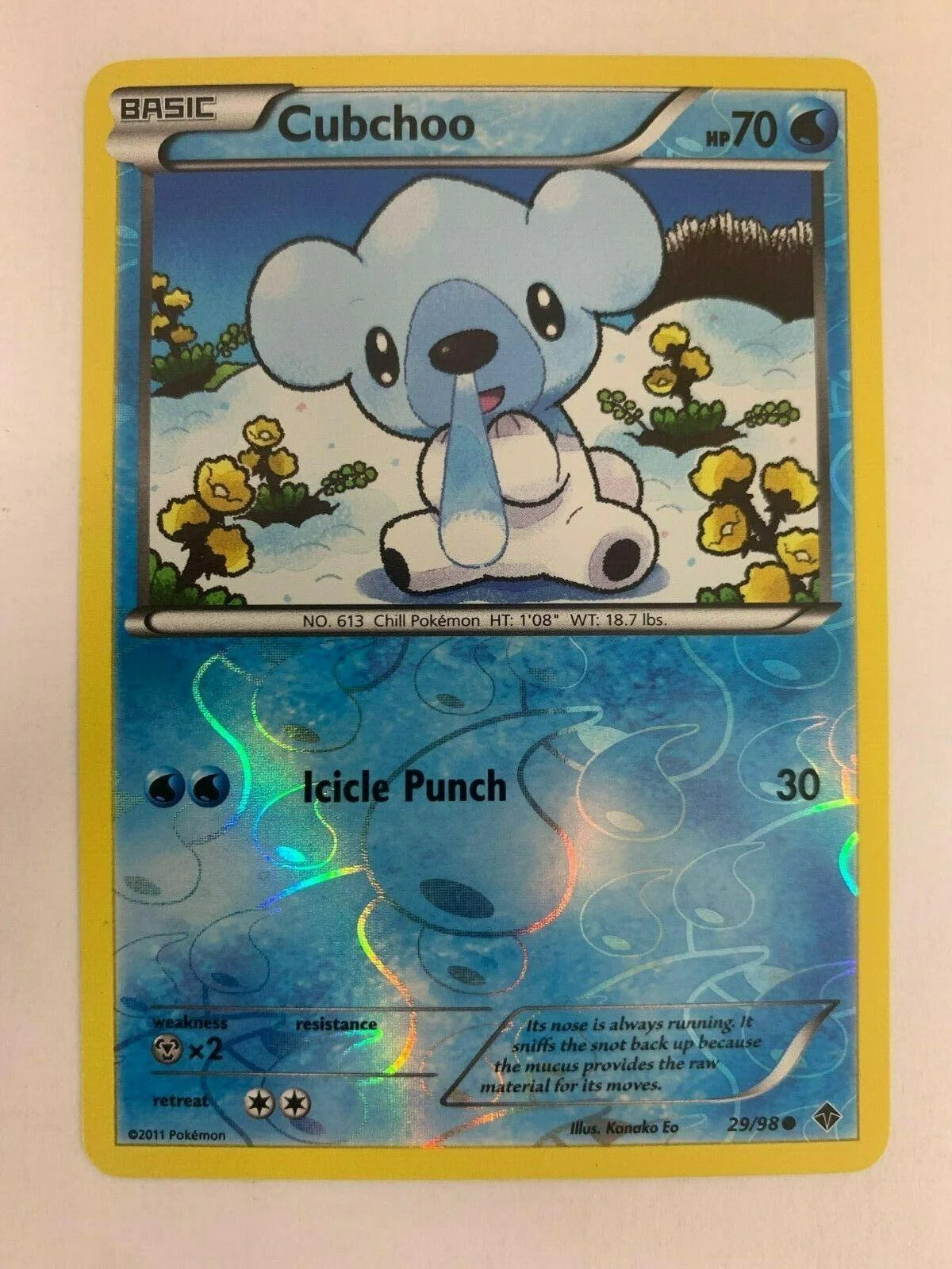 Cubchoo #29 — Nuove Forze (Reverse Holo)
