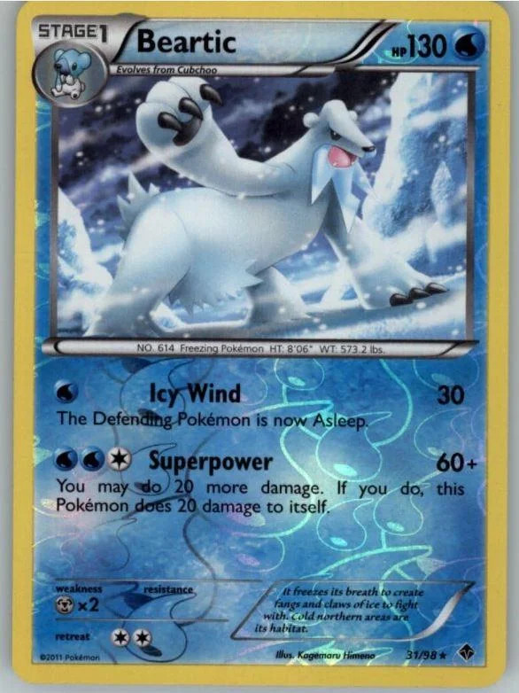 Beartic #31 — Fuerzas Emergentes (Reverse Holo)
