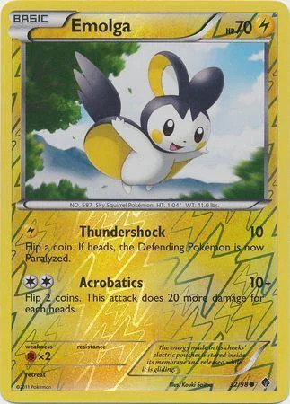 Emolga #32 — Fuerzas Emergentes (Reverse Holo)