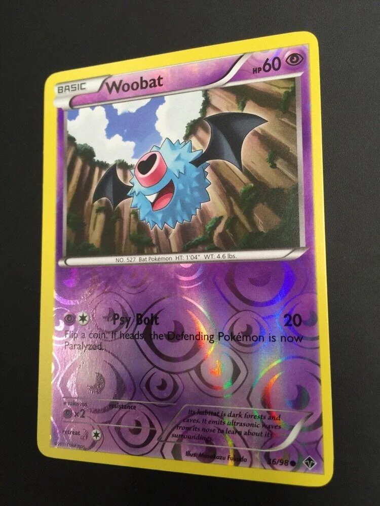Woobat #36 — Poderes Emergentes (Reverse Holo)