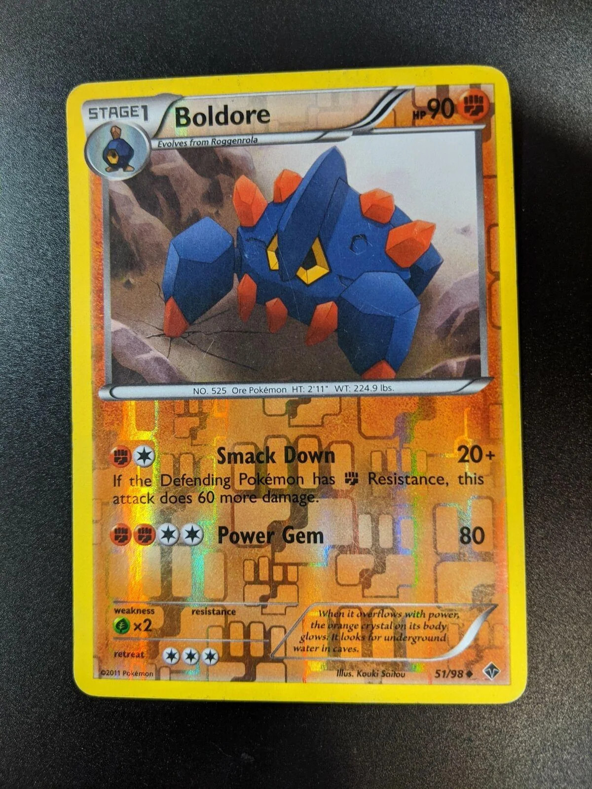 Boldore #51 — Poderes Emergentes (Reverse Holo)