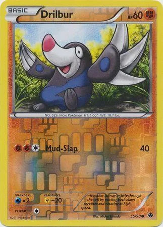 Drilbur #55 — Poderes Emergentes (Reverse Holo)