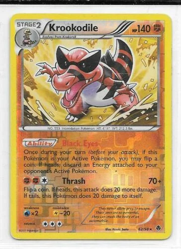 Krookodile #62 — Poderes Emergentes (Reverse Holo)
