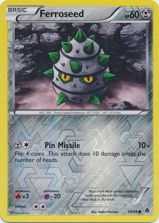 Ferroseed #70 — Poderes Emergentes (Reverse Holo)