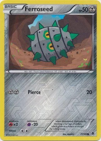 Ferroseed #71 — Poderes Emergentes (Reverse Holo)