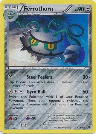 Ferrothorn #72 — Poderes Emergentes (Reverse Holo)
