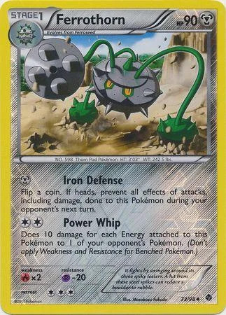 Ferrothorn #73 — Poderes Emergentes (Reverse Holo)