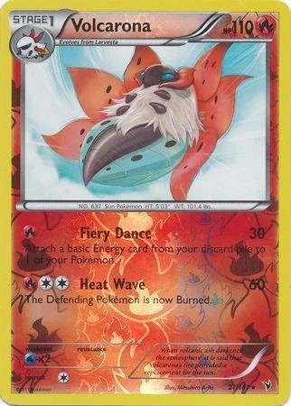 Volcarona #21 — Vitórias Nobres (Reverse Holo)