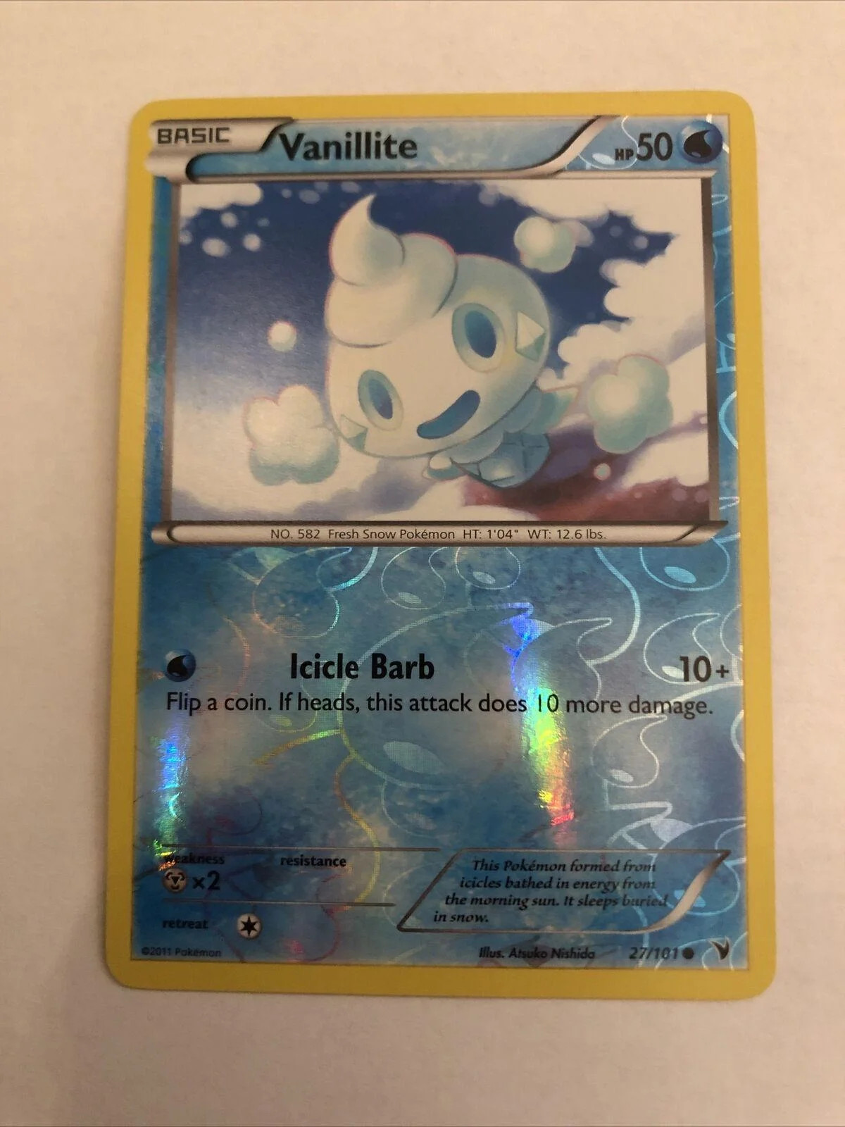 Vanillite #27 — Vittorie Regali (Reverse Holo)