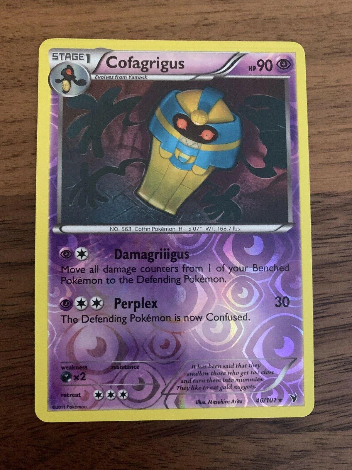 Cofagrigus #46 — Nobles Victorias (Reverse Holo)