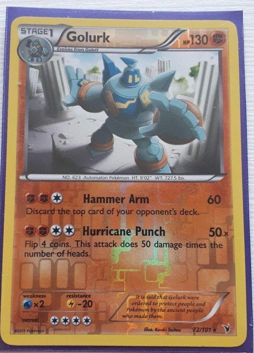 Golurk #72 — Vitórias Nobres (Reverse Holo)