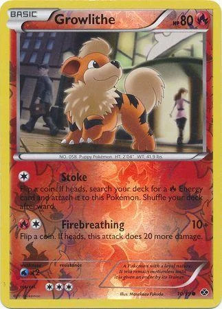 Growlithe #10 — Próximos Destinos (Reverse Holo)
