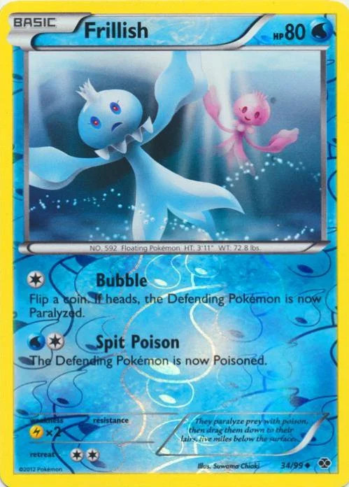 Frillish #34 — Próximos Destinos (Reverse Holo)