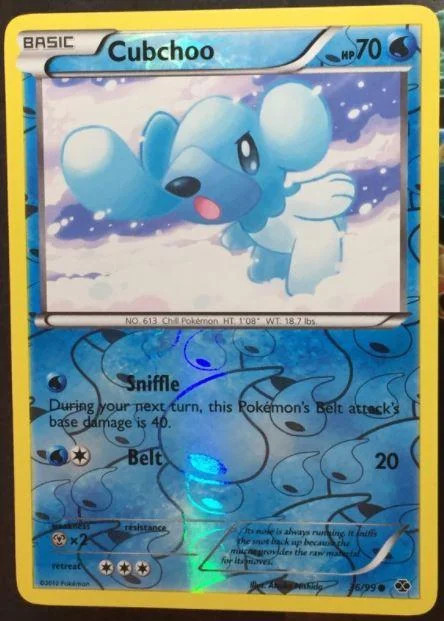 Cubchoo #36 — Próximos Destinos (Reverse Holo)