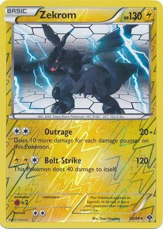 Zekrom #50 — Destini Futuri (Reverse Holo)