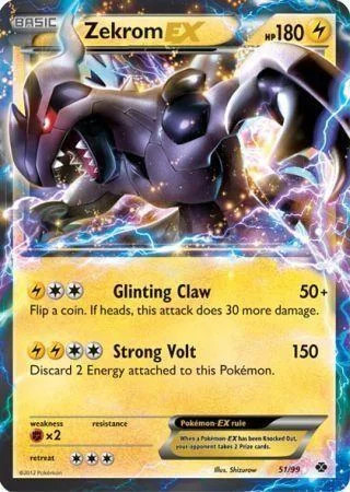 Zekrom-EX #51 — Destini Futuri (Reverse Holo)