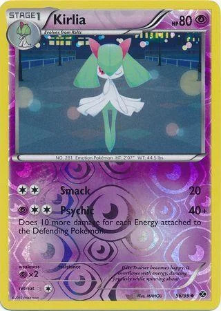 Kirlia #56 — Próximos Destinos (Reverse Holo)